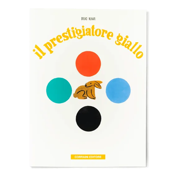 Corraini Il prestigiatore giallo libro Munari bambini