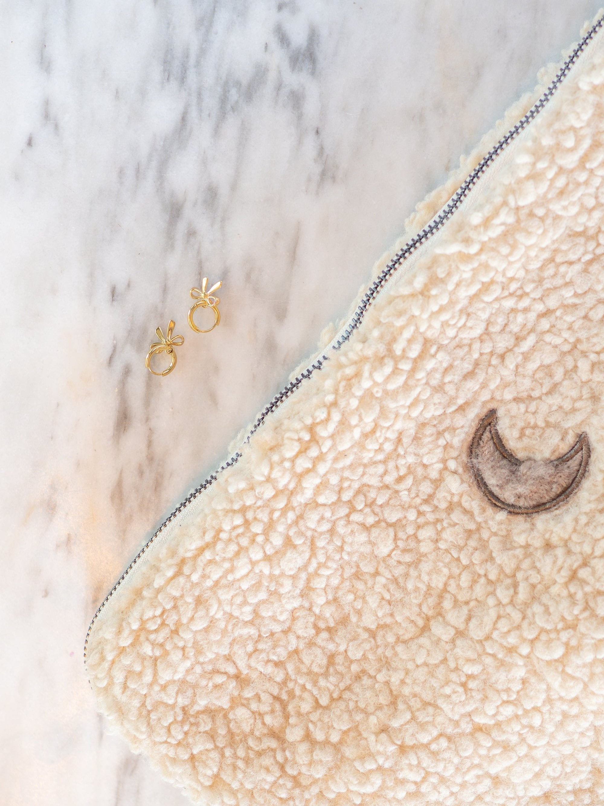 Ella and Rapha Moon custodia laptop 14 pollici beige teddy