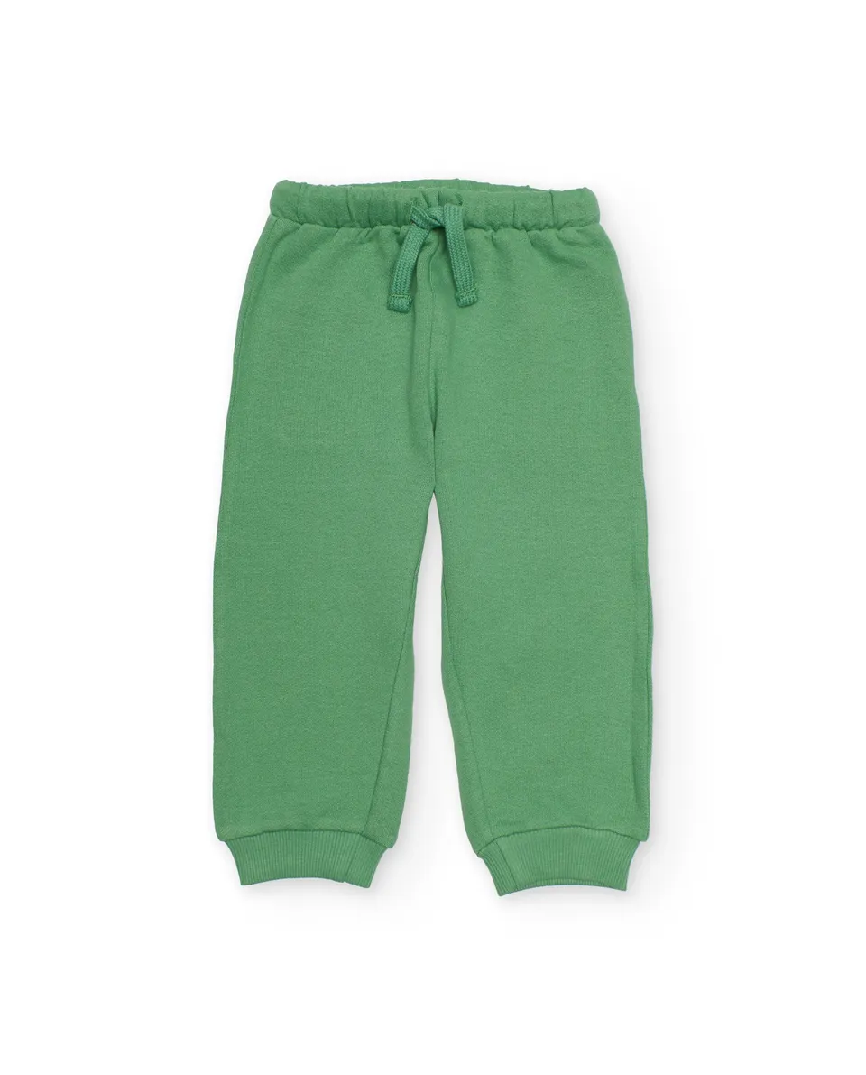 Tuc Tuc pantaloni bimbo verdi elastico cotone