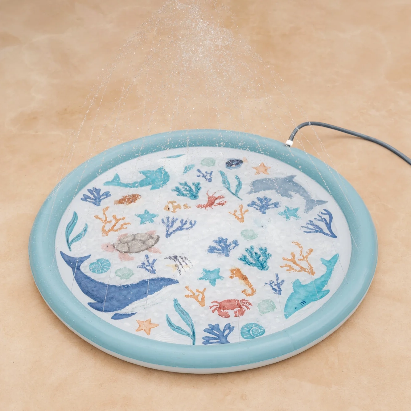 Little Dutch Ocean Blue tappeto spruzzi acqua 150 cm