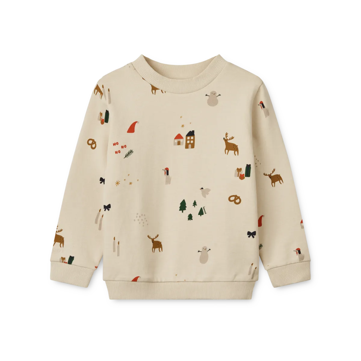 Liewood Thora Holiday Felpa Cotone Bio Bambini Natale