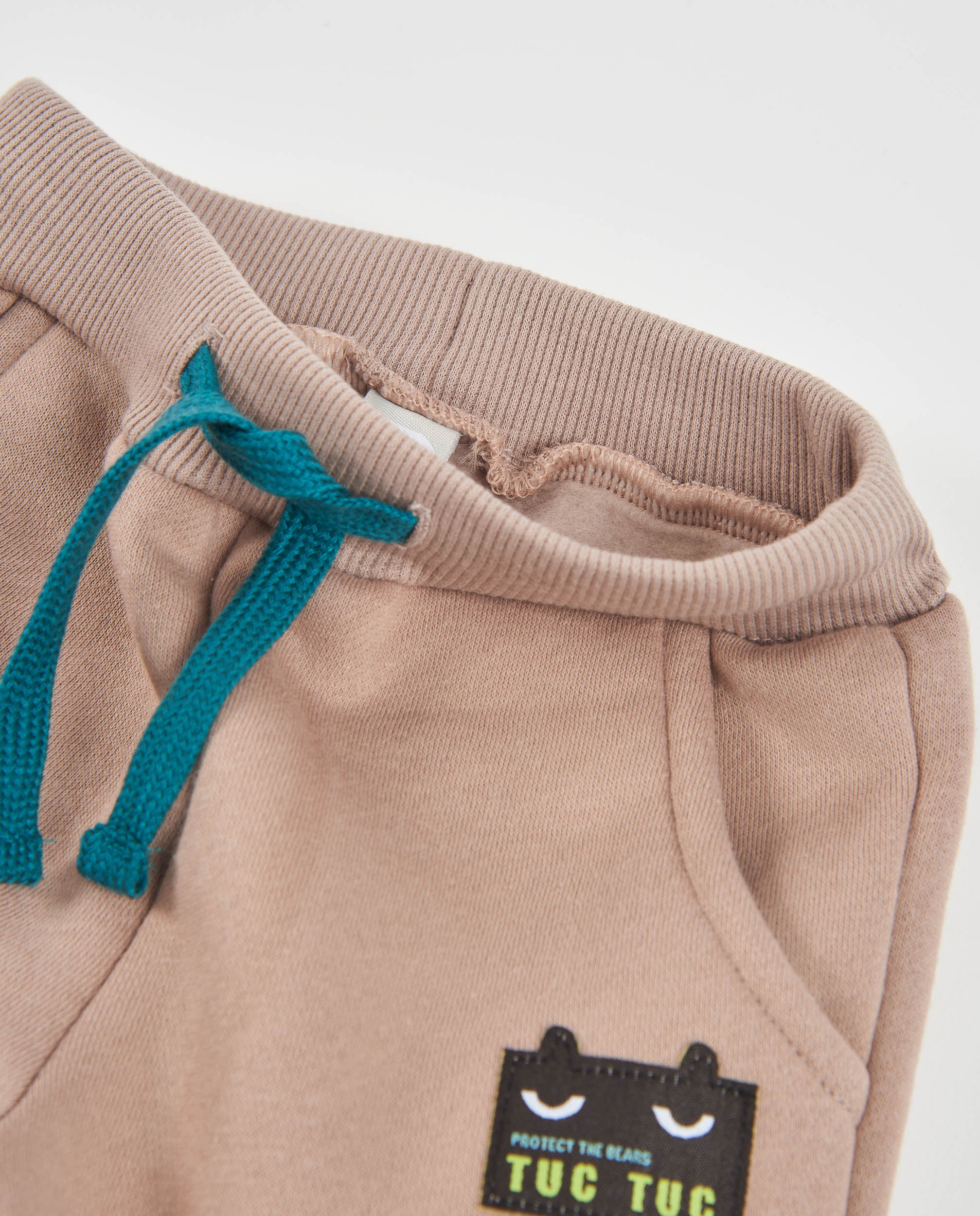 Tuc Tuc Pantaloni Felpa Bimbo Beige Vita Elastica