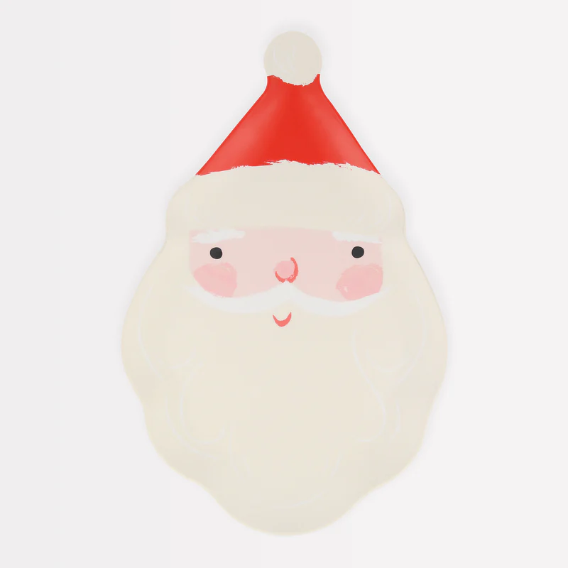 Meri Meri piatto Babbo Natale melamina 33 cm