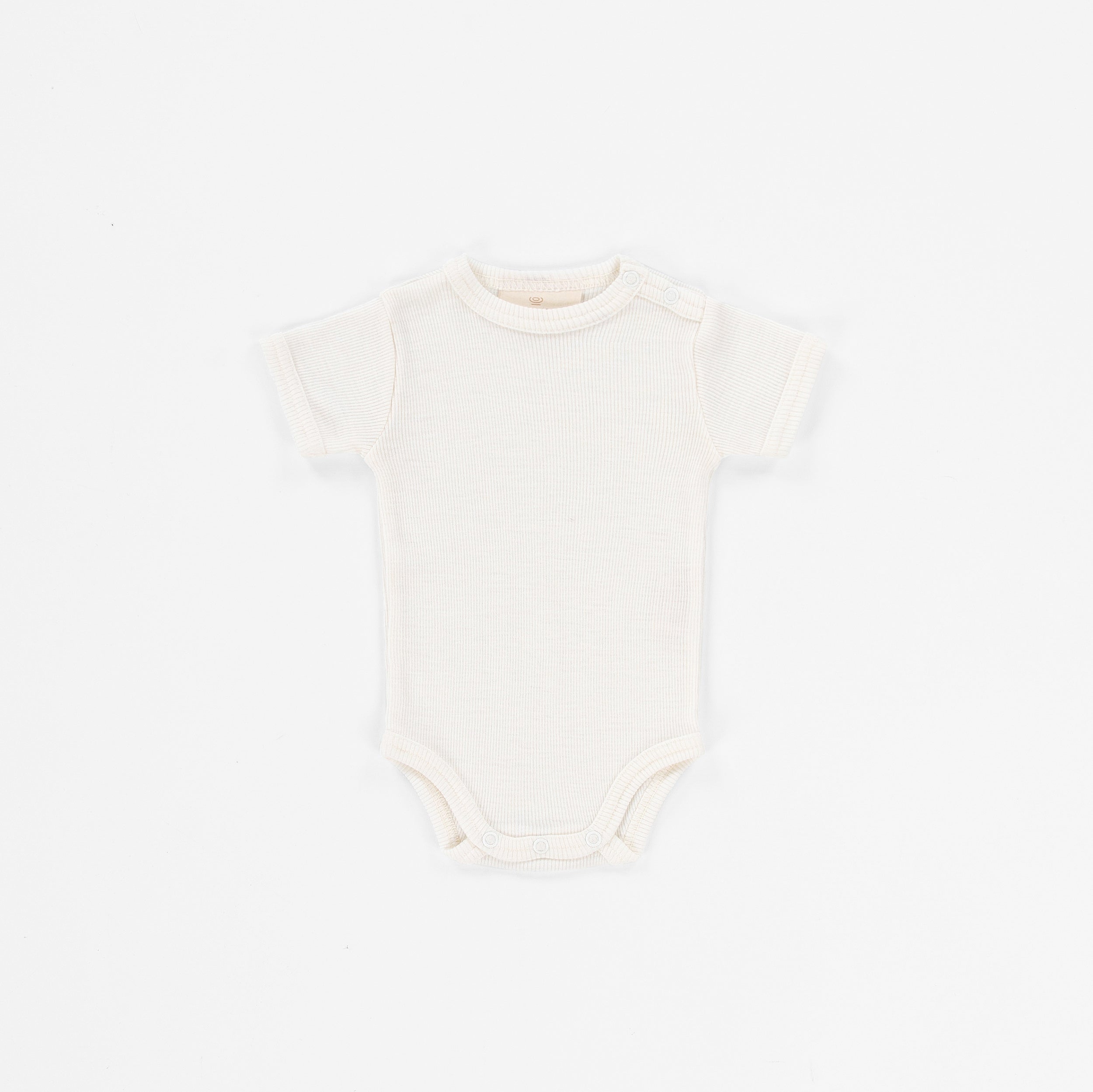 Kico Label romper maniche corte lana neonato