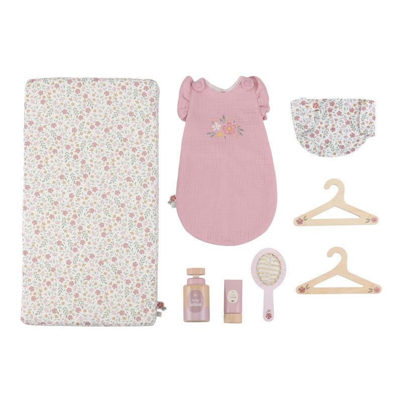 Little Dutch fasciatoio bambole armadio legno con accessori