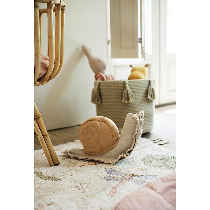 Lorena Canals Fantasy Garden Lazy Snail cuscino 22x40 cotone