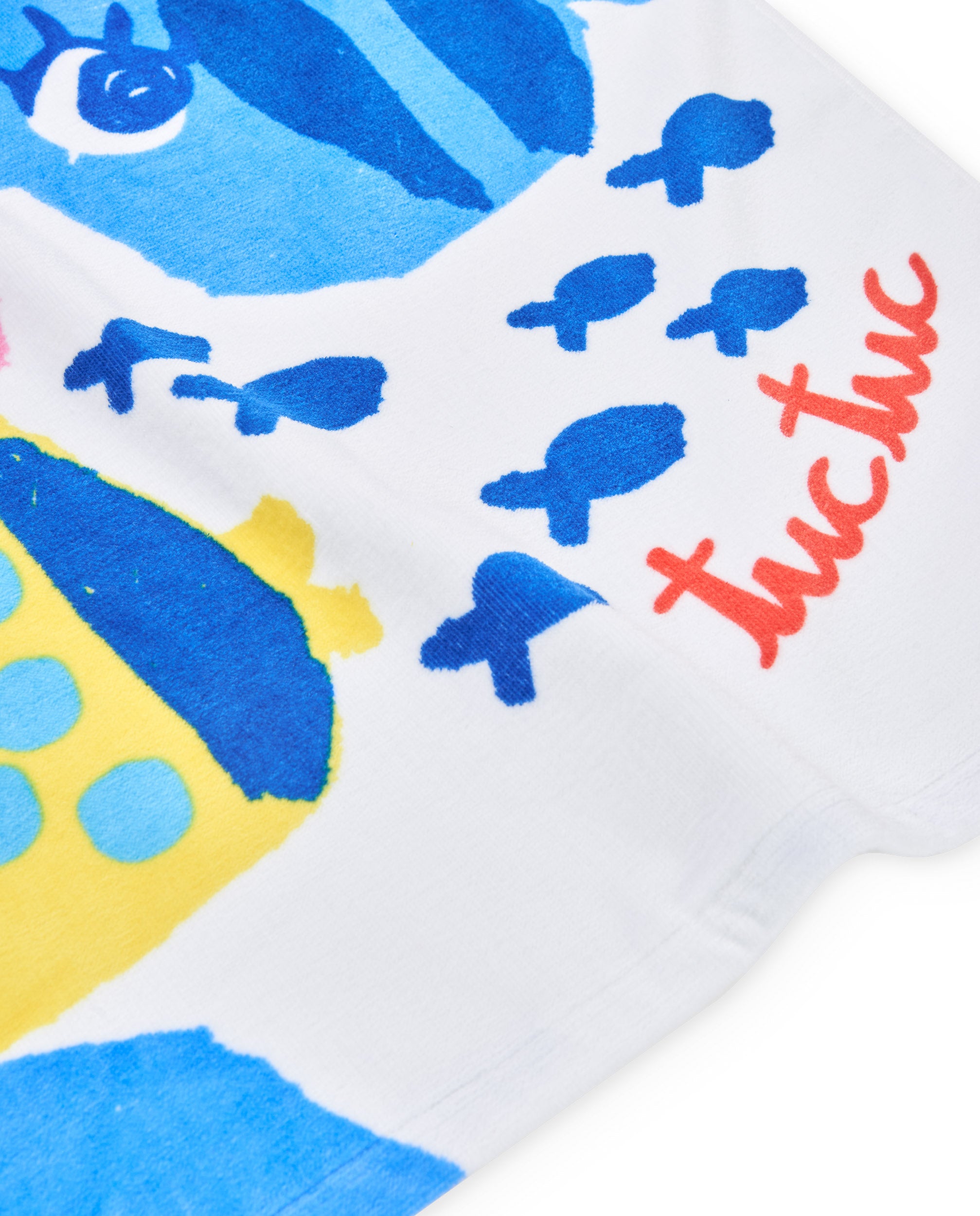 Tuc Tuc telo mare bimba pesci multicolore cotone