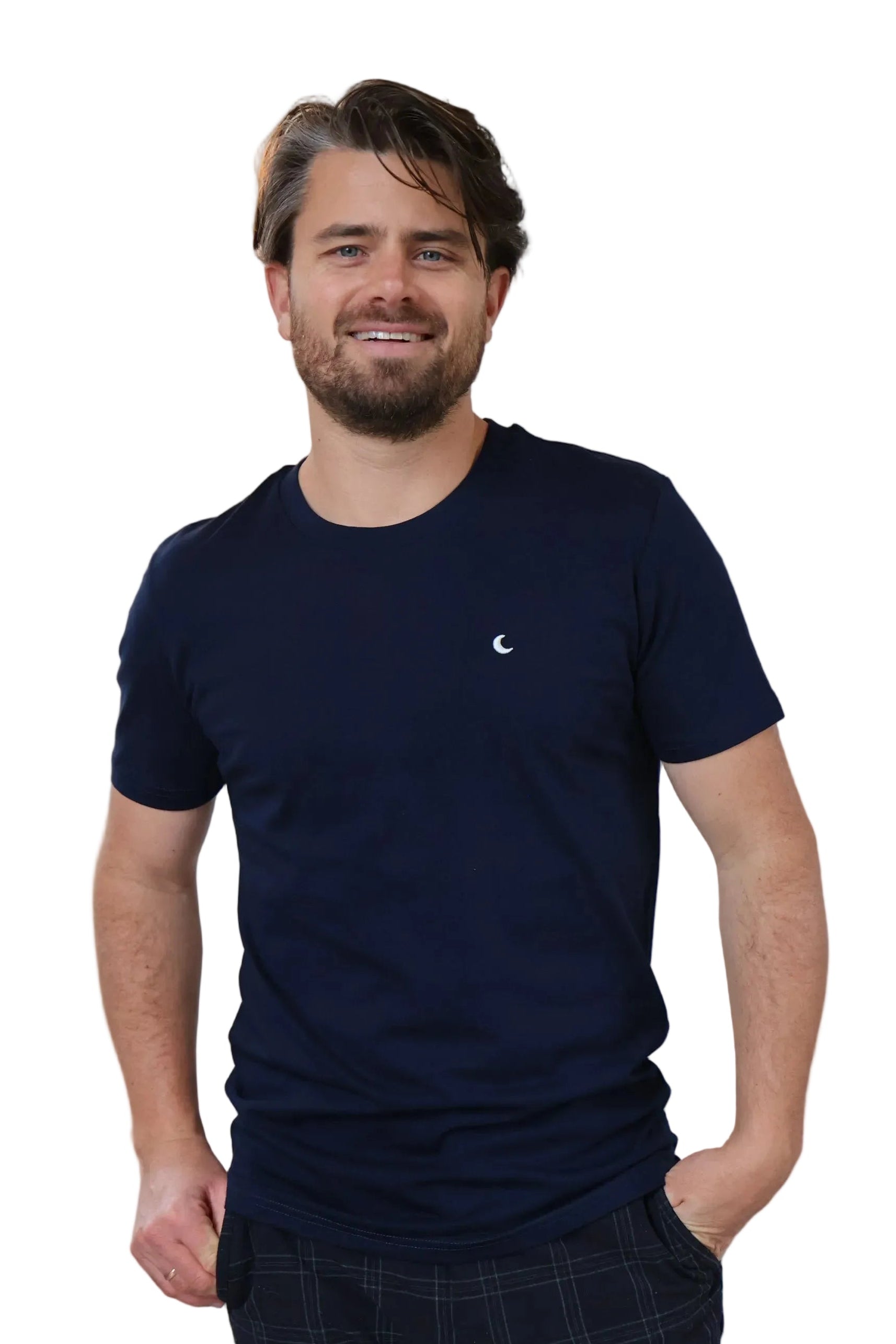 Ella and Rapha Moon t-shirt blu navy S cotone