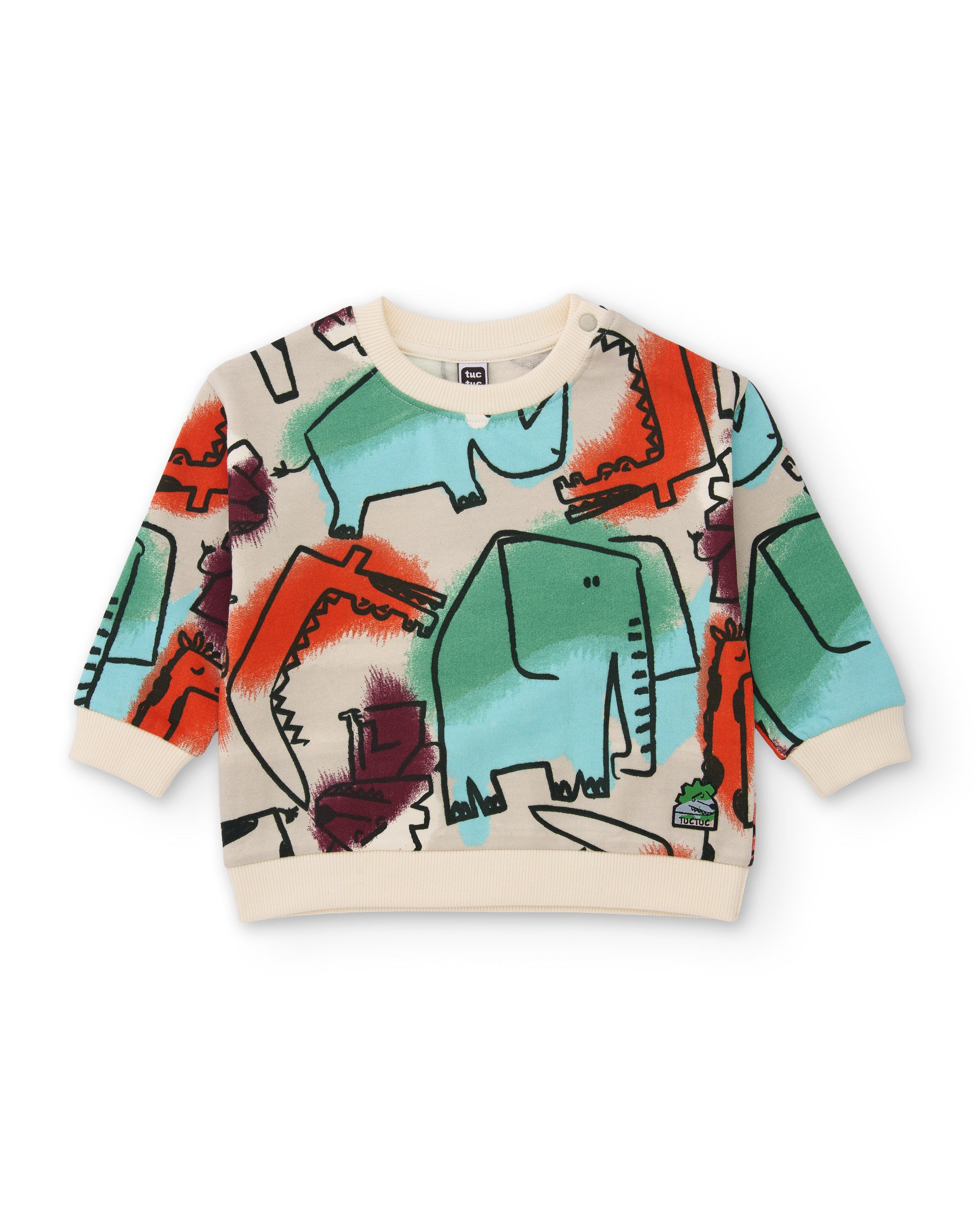 Tuc Tuc Geo-Logic tuta bimbo beige savana pile