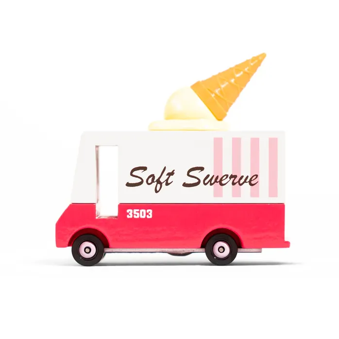 Candylab Candycar Ice Cream Van macchinina in legno