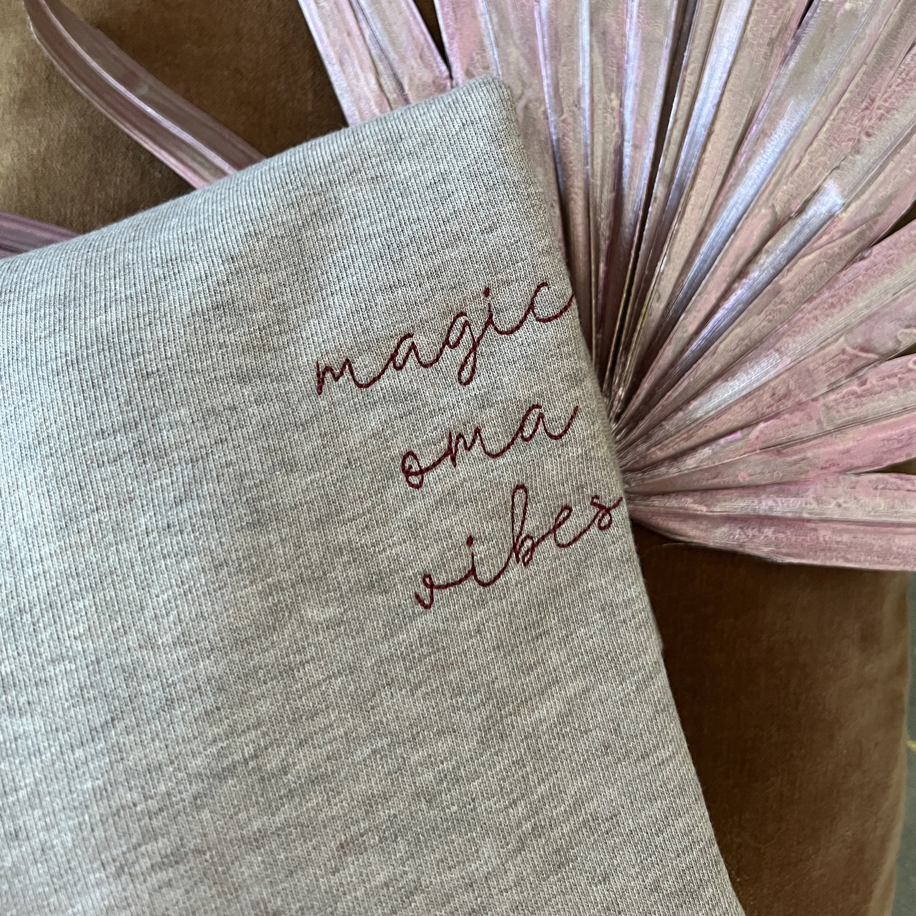Ella and Rapha Oma Sweet Taupe felpa cotone donna