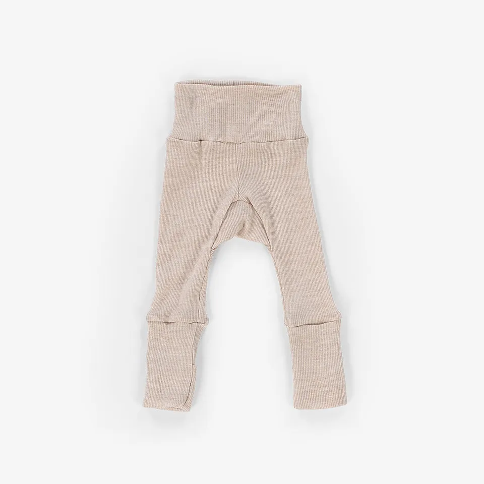 Kico Label Leggings Neonato Lana Merino Uso Quotidiano