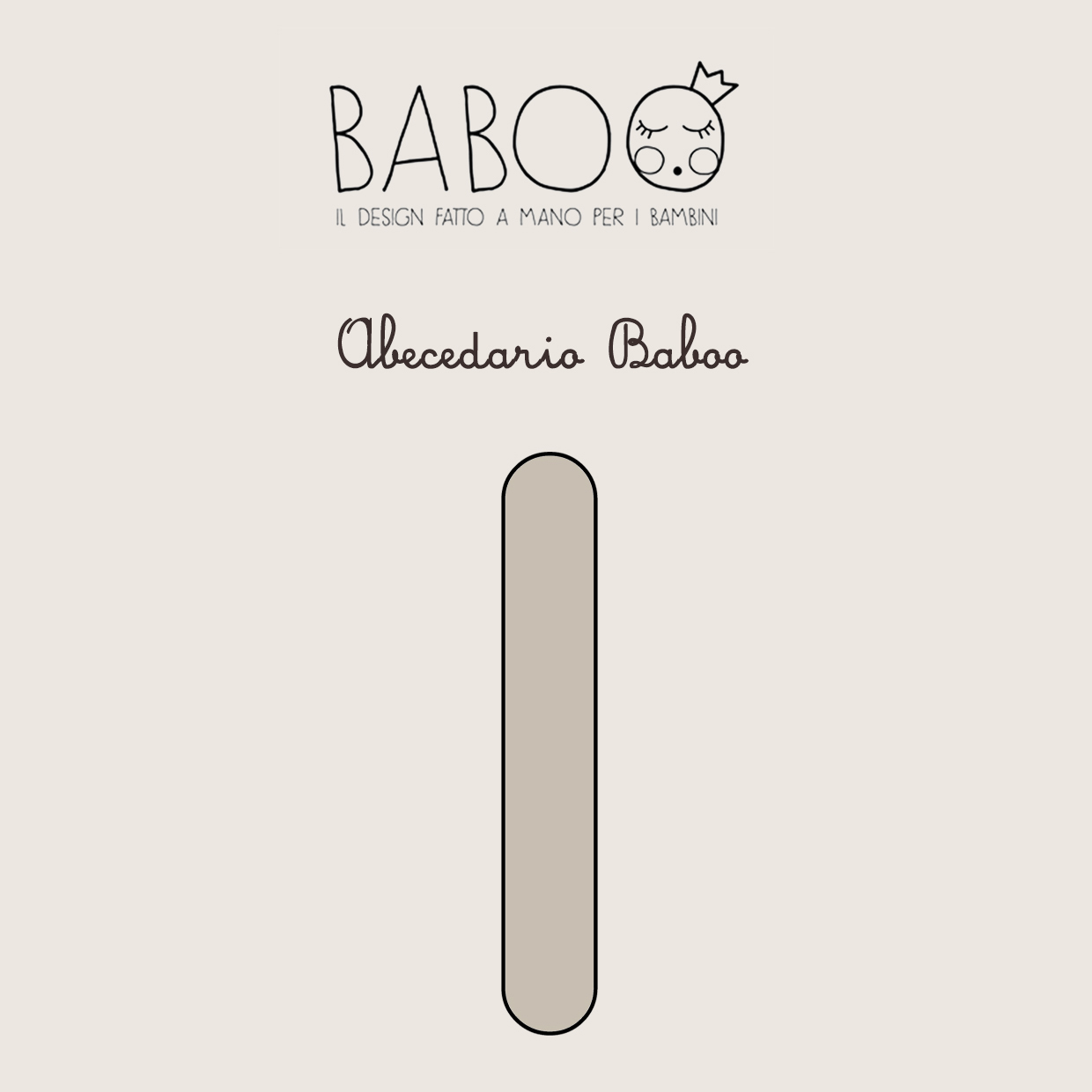 Baboo Abecedario Lettera I schede PDF A4