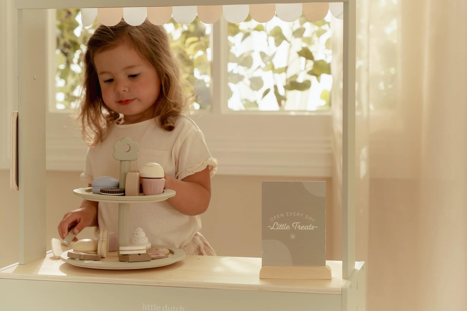 Little Dutch alzatina dolci giocattolo legno 2 piani