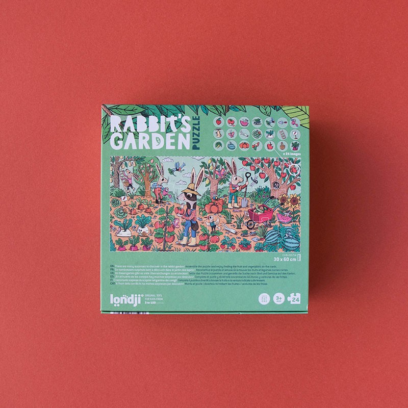 Londji Rabbit’s Garden PZ568U puzzle 24 pezzi