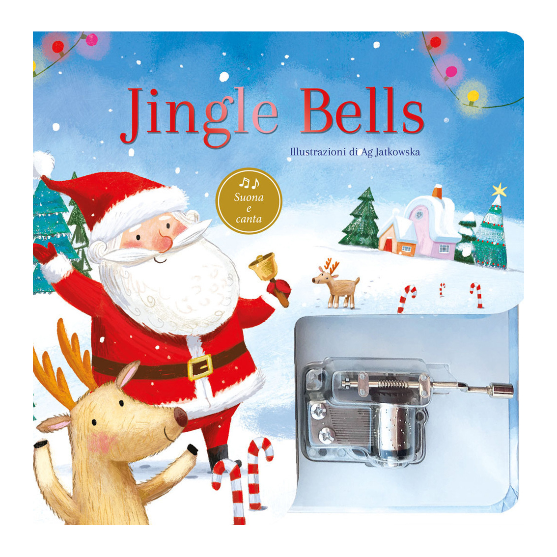 Emme Edizioni Jingle Bells libro cartonato con carillon dai 3 anni