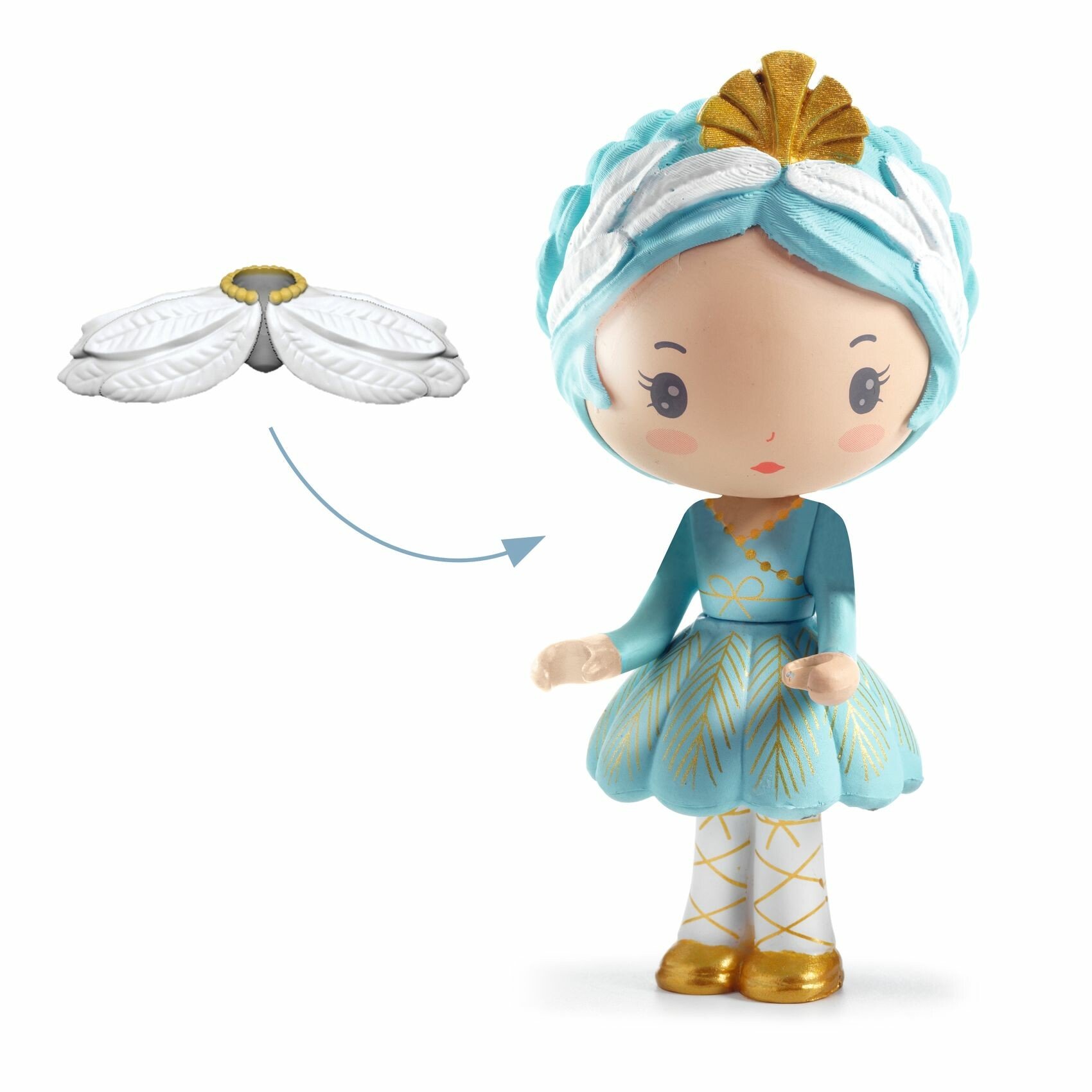 Djeco Tinyly Grace e Stella figura vinile snodata