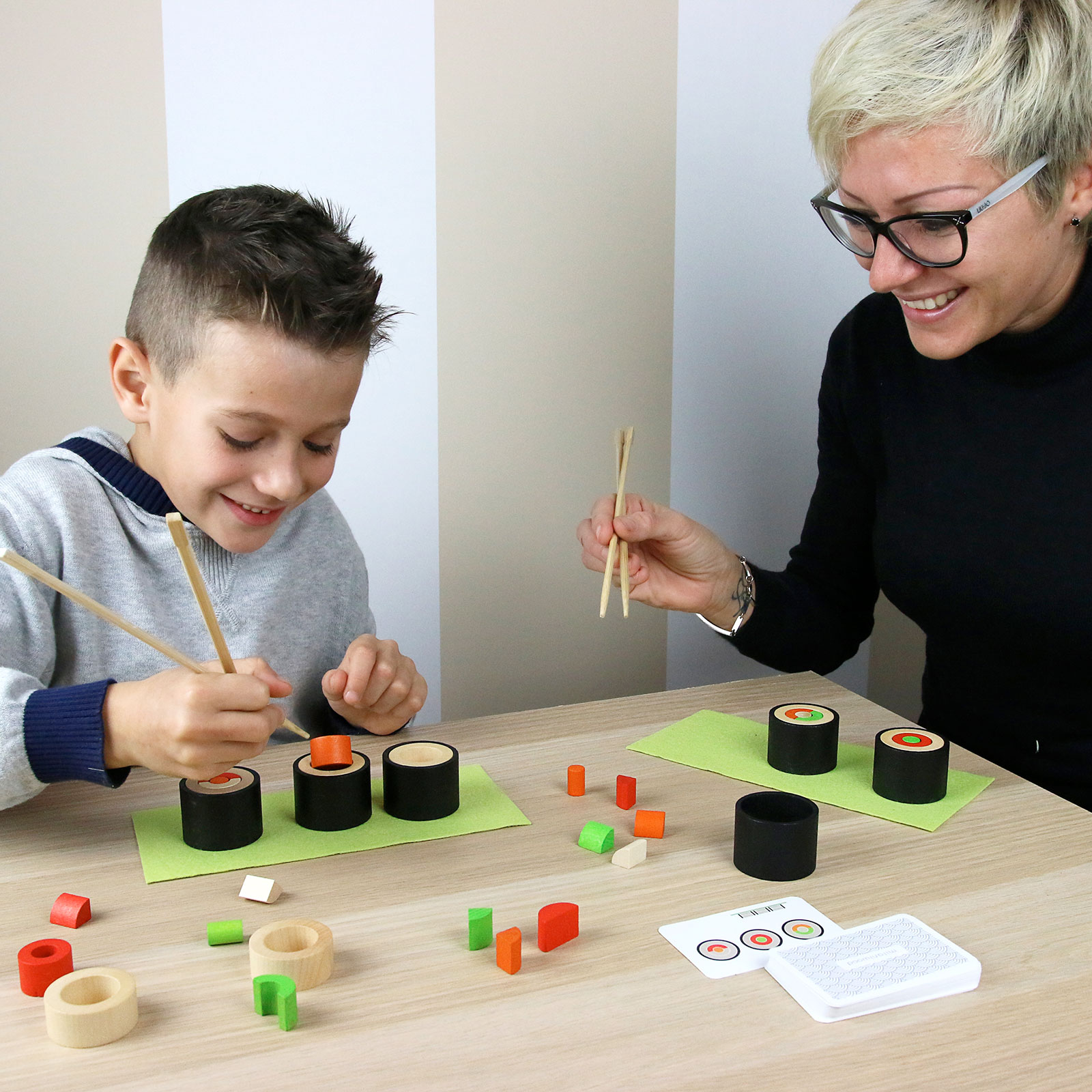 Milaniwood Makemaki gioco in legno sushi 2 giocatori