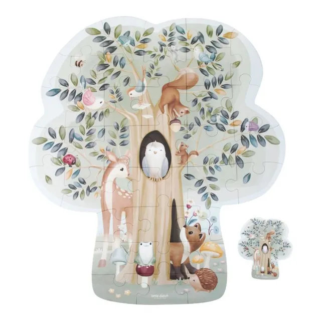 Little Dutch Forest Friends Tree puzzle XL 37 pezzi