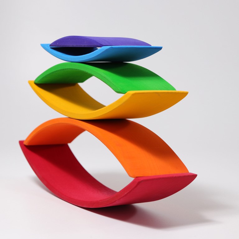Grimm's Rainbow Bridge ponte arcobaleno legno 6 pezzi