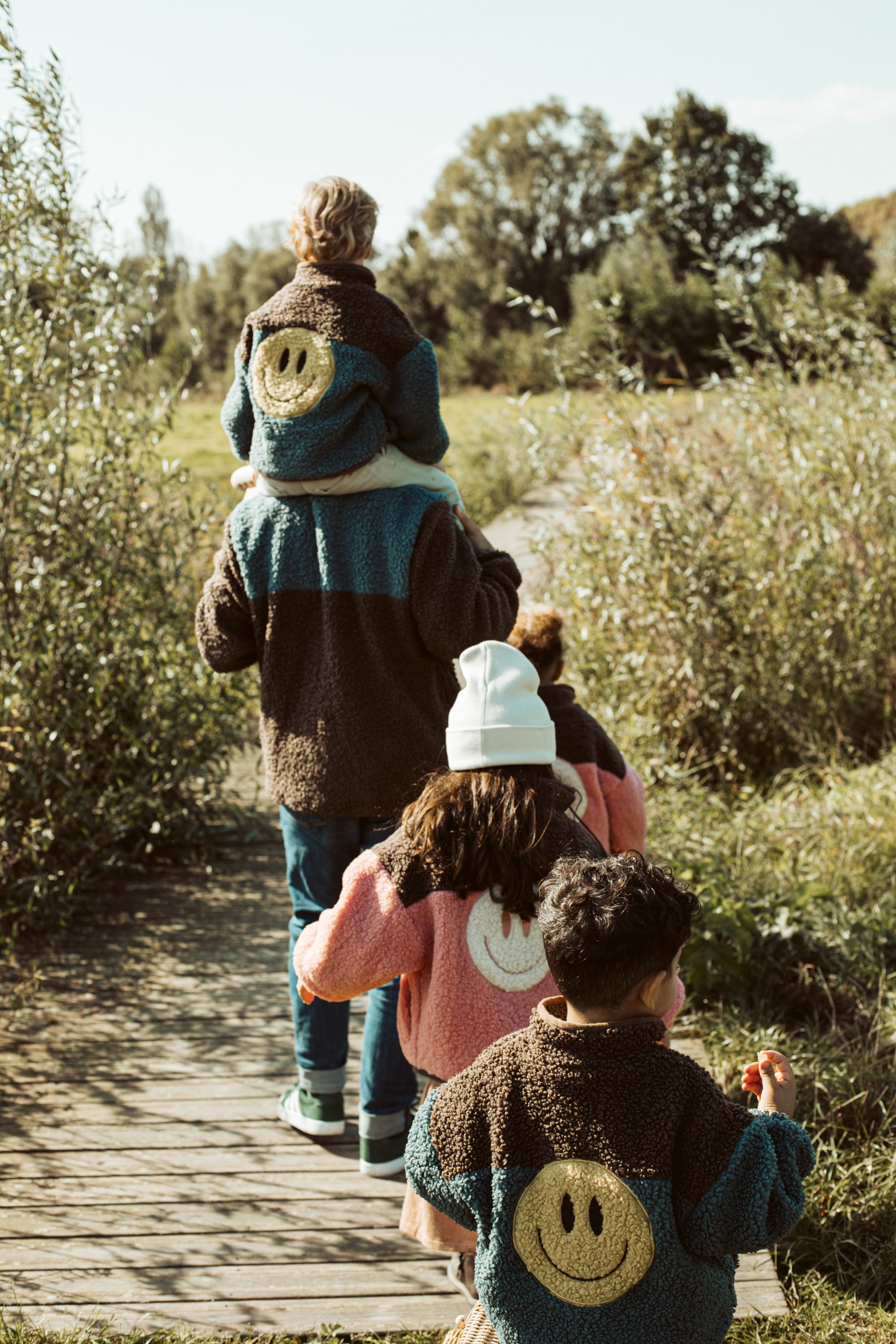 Ella and Rapha Jacket giacca teddy uomo marrone pile