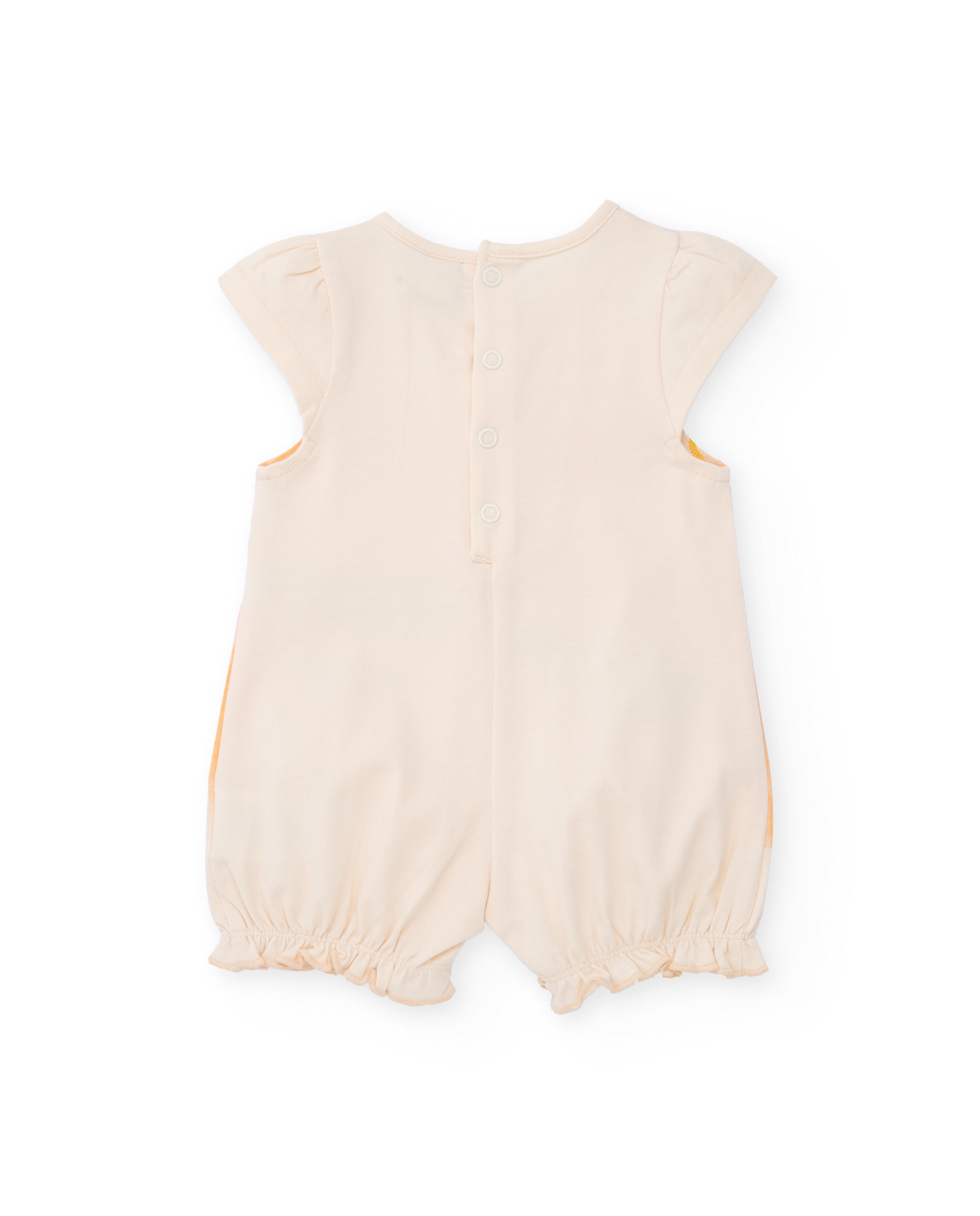 Tuc Tuc pagliaccetto neonata beige maglia estivo