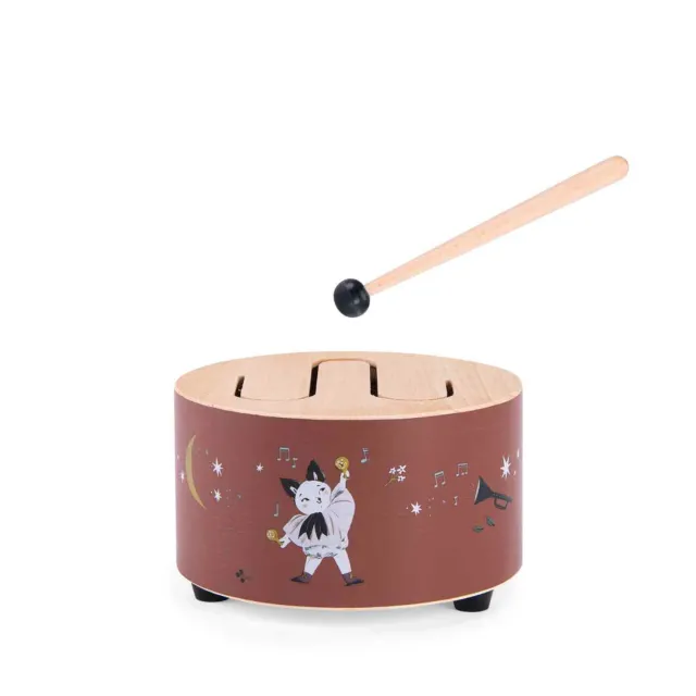 Moulin Roty Après la Pluie tamburo legno 18 mesi