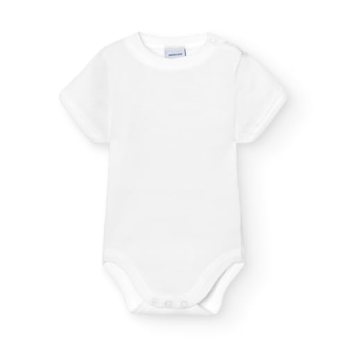 Babidu 1065 Body Neonato Manica Corta Cotone Unisex bianco