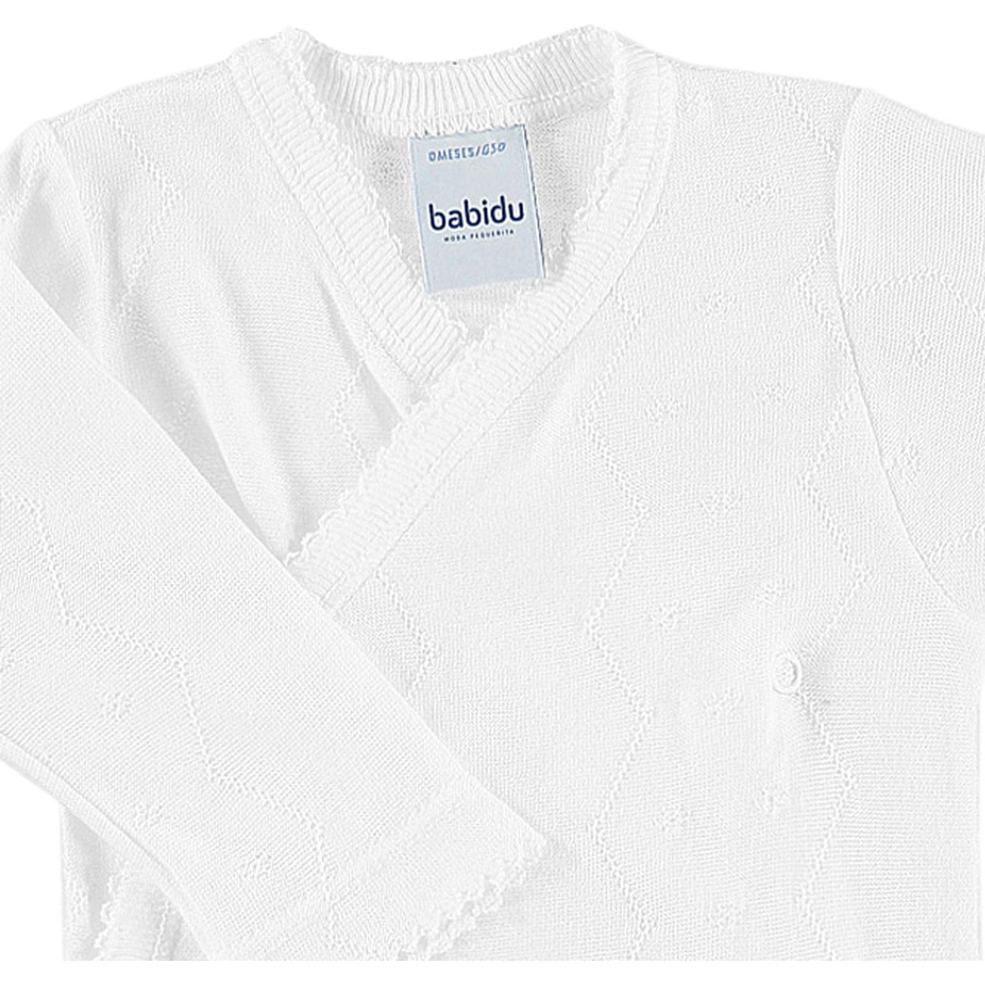 Babidu Body Incrociato Maniche Lunghe Cotone Primo Mese