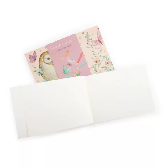 Moulin Roty Les Rosalies quaderno disegno 60 fogli staccabili