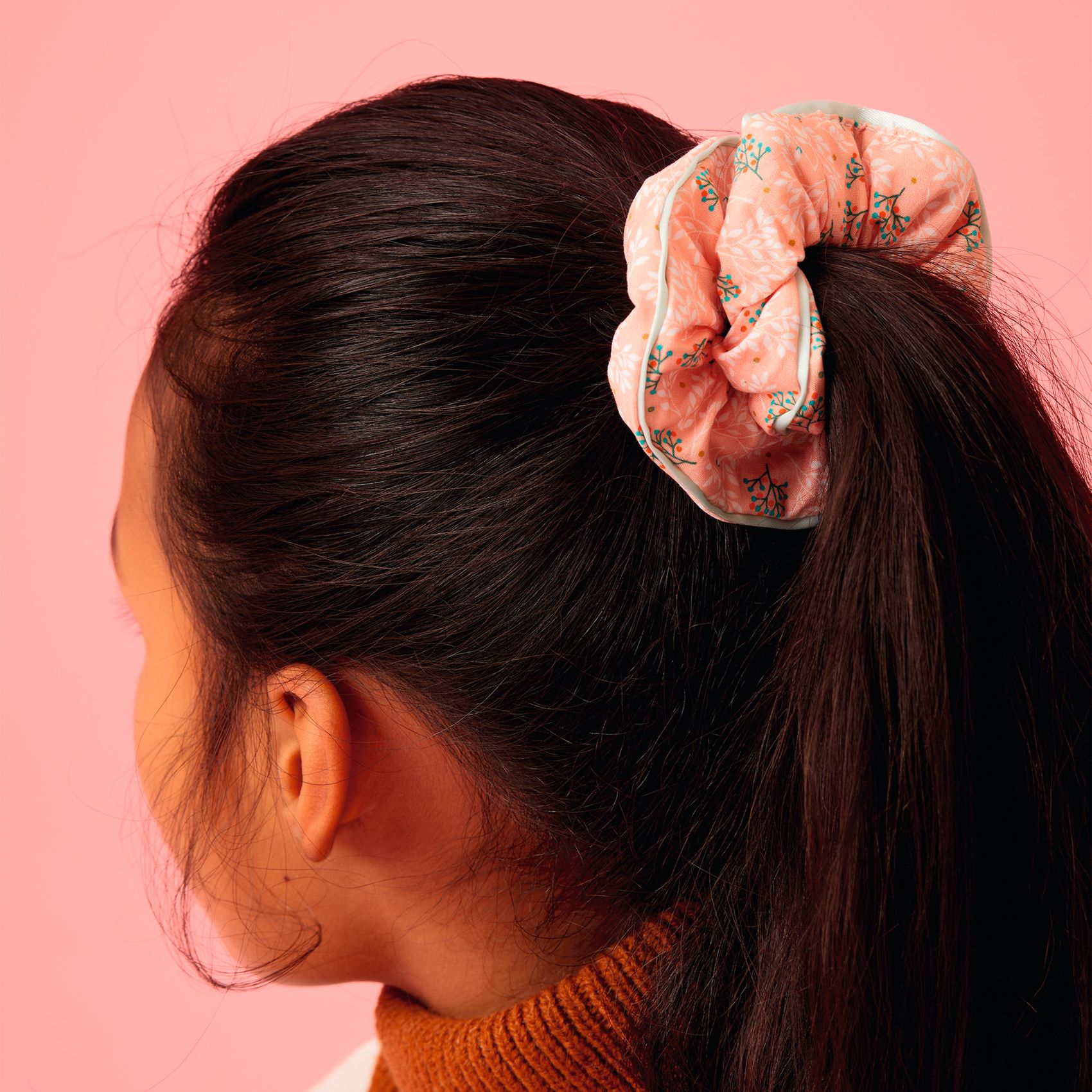 Djeco Capucine Forest Fleur scrunchie capelli cotone