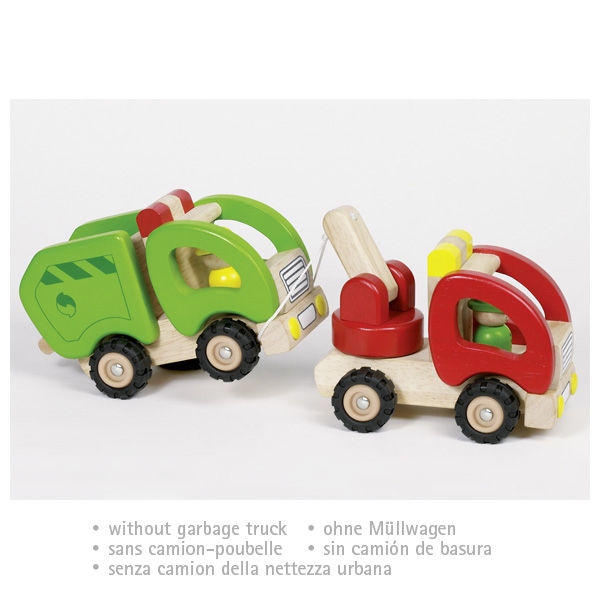 Goki Carro attrezzi gioco in legno con gancio