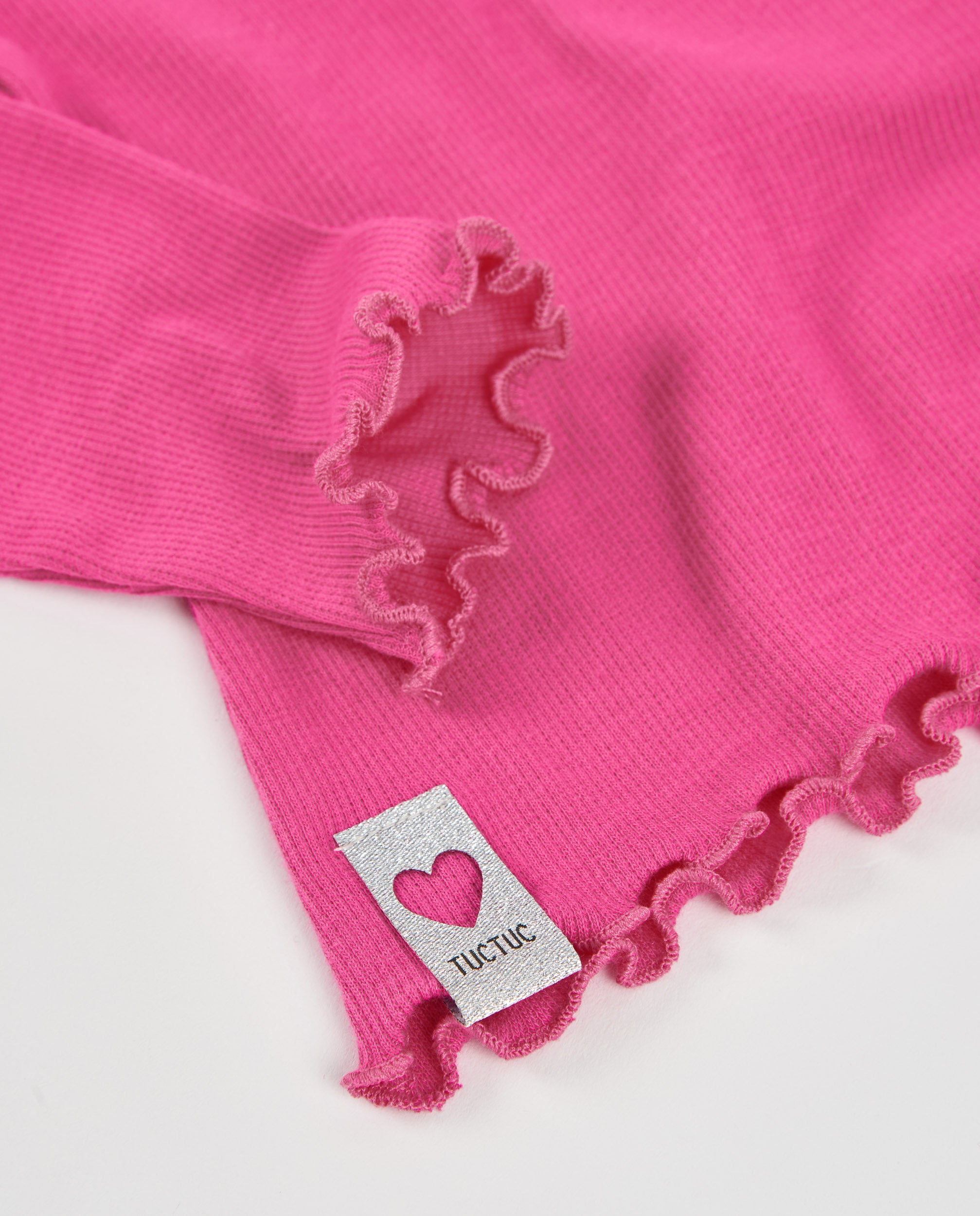 Tuc Tuc maglia bambina rosa maniche lunghe cuori
