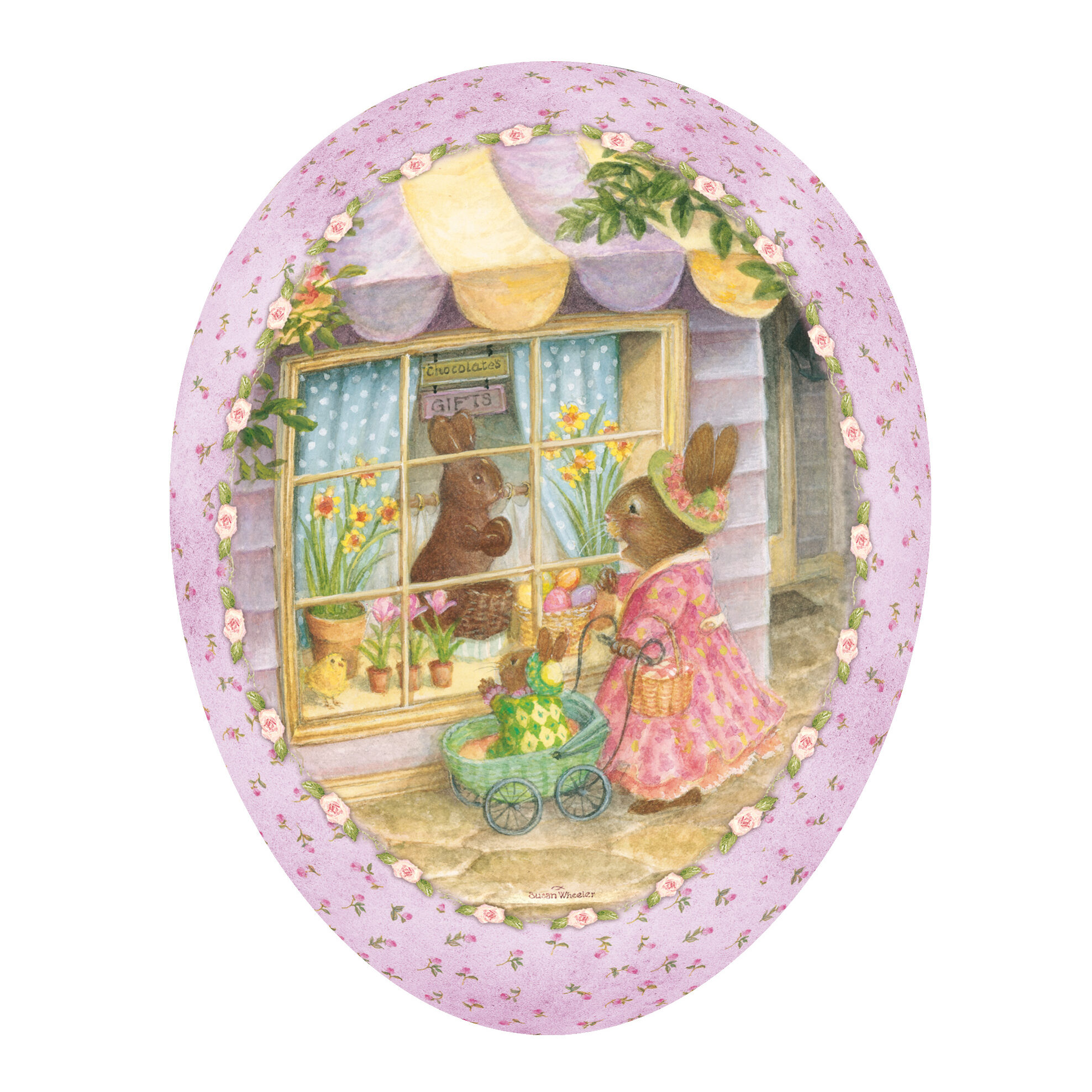 Nestler Holly Pond Hill uovo di Pasqua 35 cm