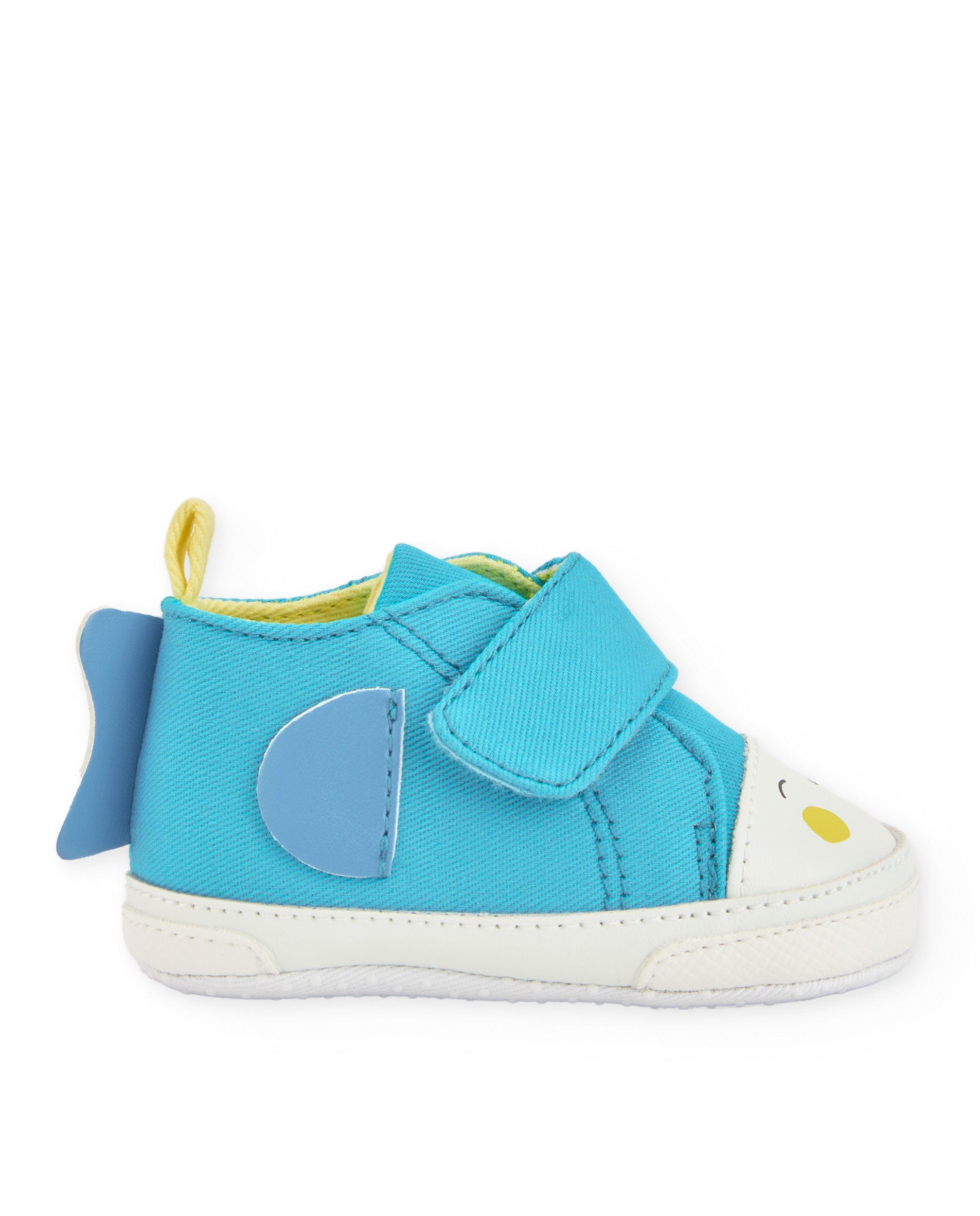 Tuc Tuc scarpine neonato blu pesce con velcro