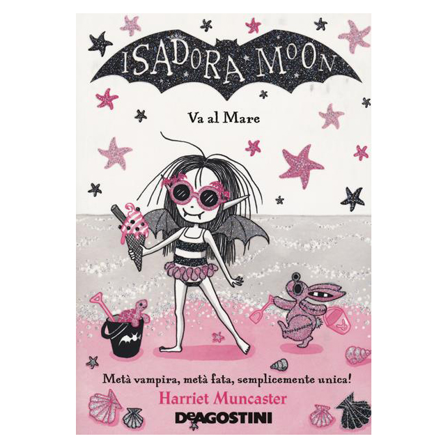 DeAgostini Isadora Moon va al mare libro 128 pagine dai 7 anni