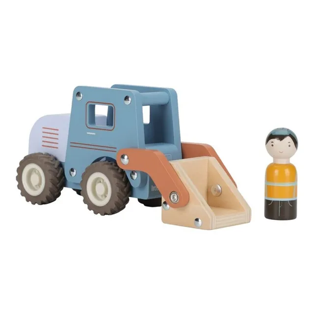 Little Dutch escavatore legno giocattolo operaio