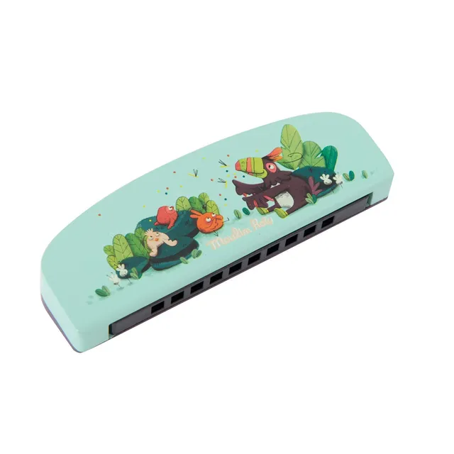 Moulin Roty Dans la Jungle armonica legno bambini
