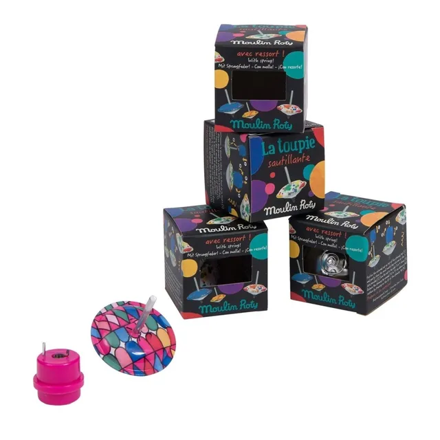 Moulin Roty Les Petites Merveilles trottola salterina metallo