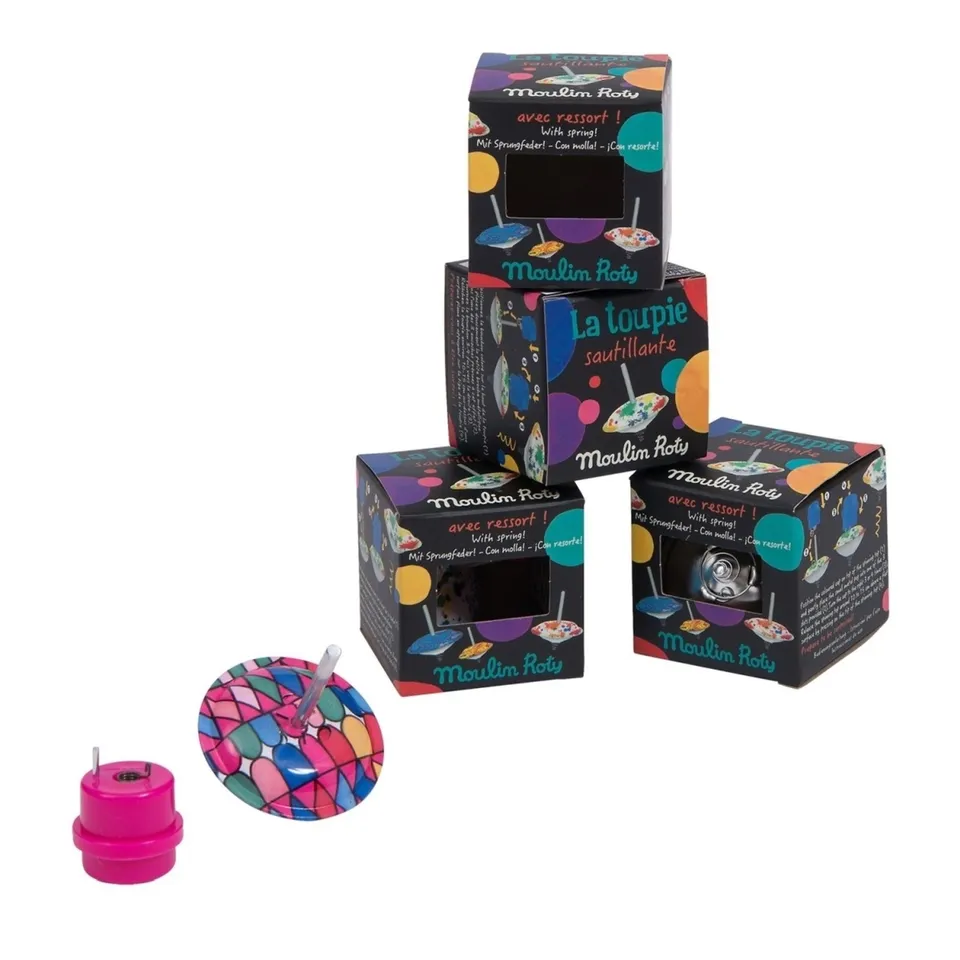Moulin Roty Les Petites Merveilles trottola salterina metallo