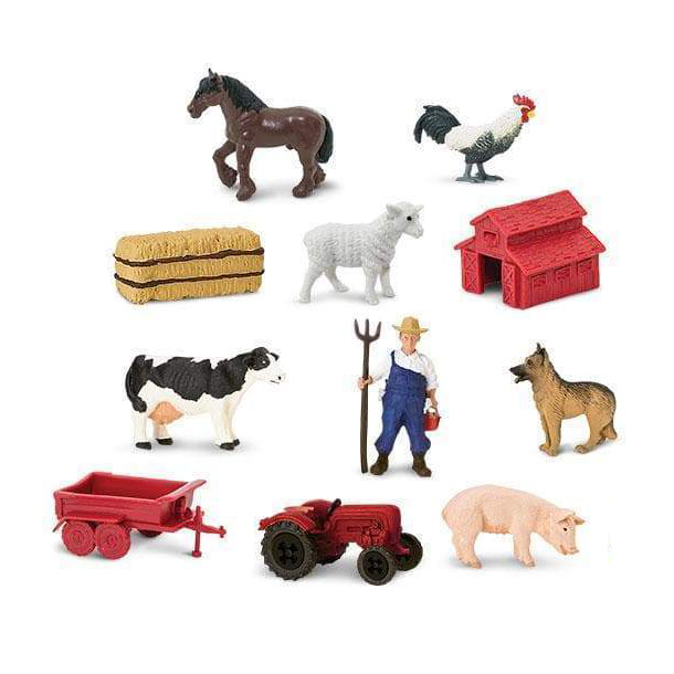 Safari Ltd Toob Fattoria set miniature 11 pezzi atossiche