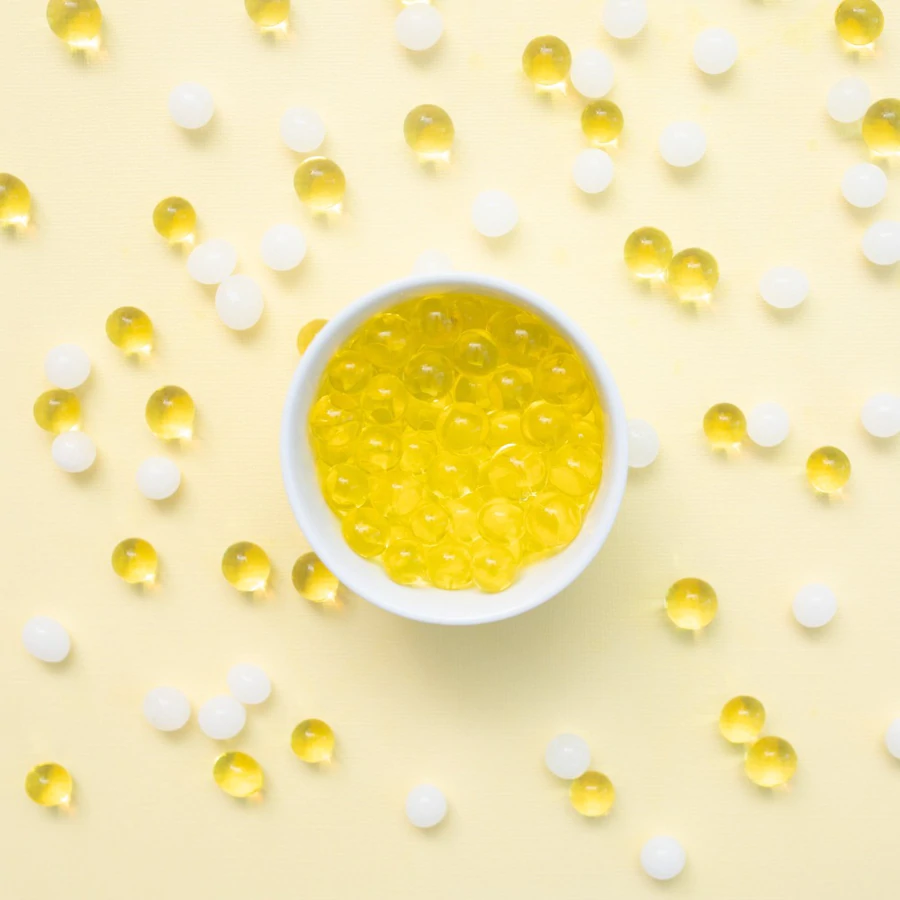 No Nasties perle d'acqua gioco sensoriale giallo
