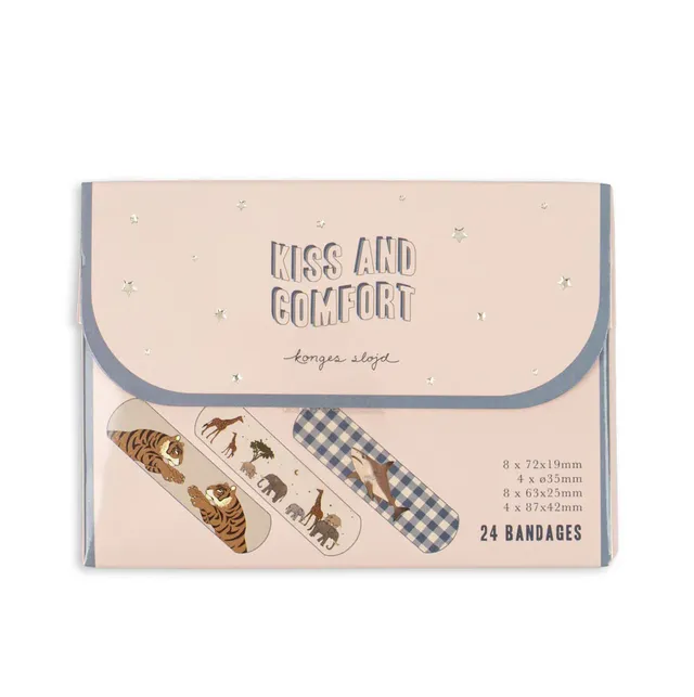 Konges Sløjd Blue Mix cerotti bambini 24 pezzi