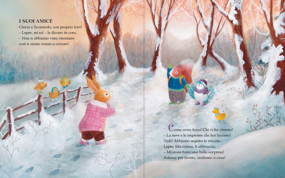 Emme Edizioni È inverno Lepre libro cartonato dai 3 anni