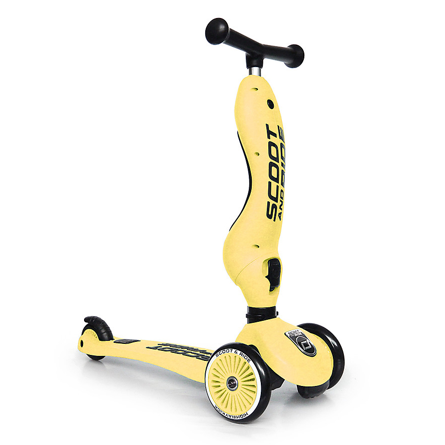 Scoot and Ride Highwaykick 1 monopattino giallo 2in1