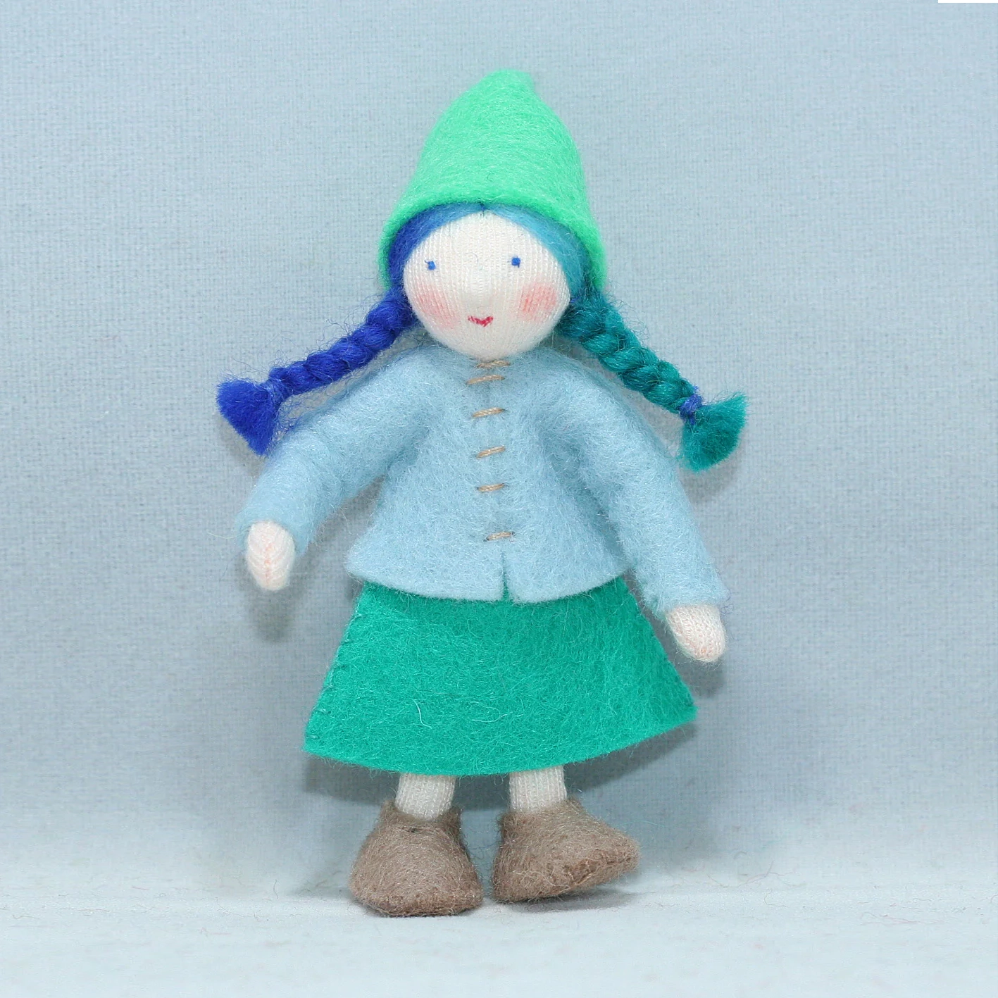 Ambrosius Gnomo Inverno figura feltro mamma 102 8 cm