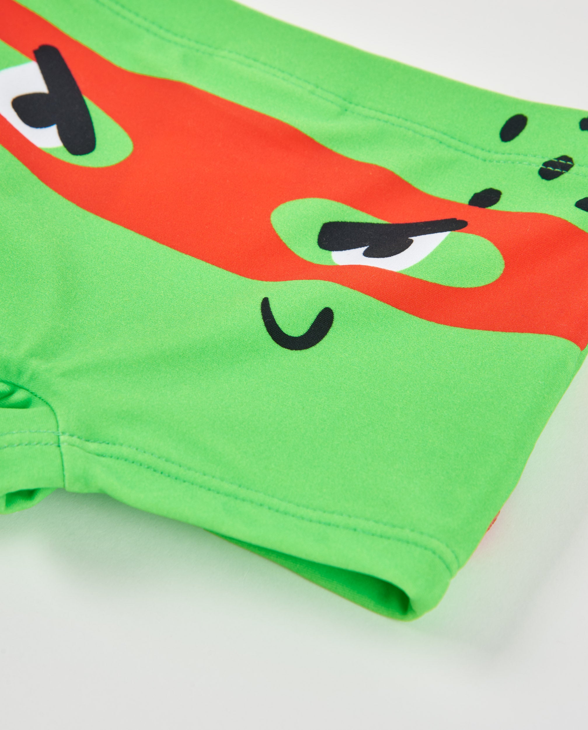 Tuc Tuc costume boxer bambino fumetti verde