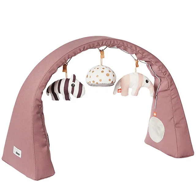 Done by Deer palestrina flessibile rosa scuro neonato