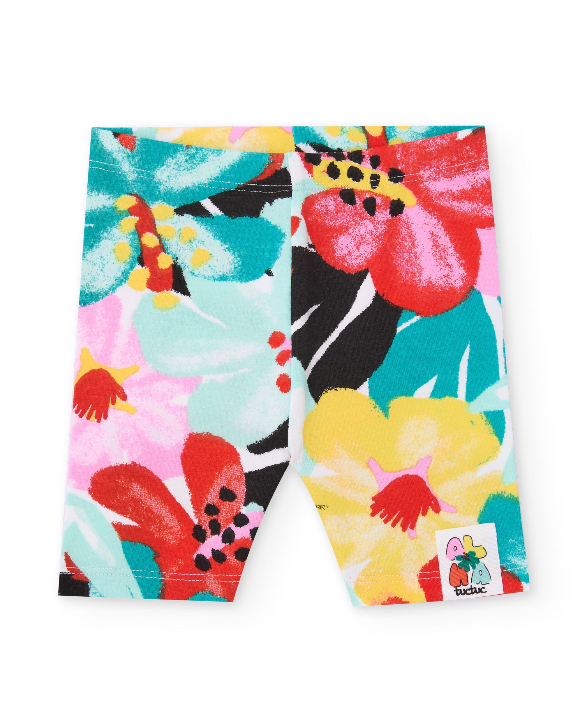 Tuc Tuc leggings bambina multicolore fantasia floreale