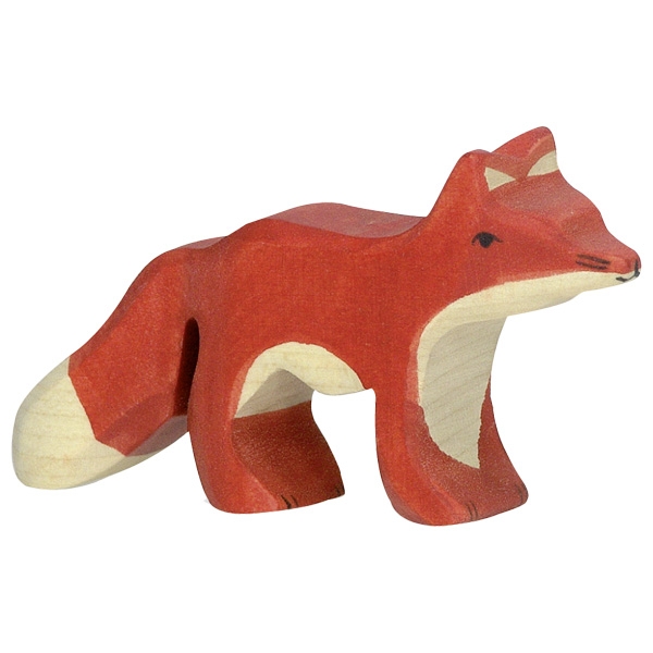 Holztiger Volpe Piccola figura animale in legno 8,2 cm